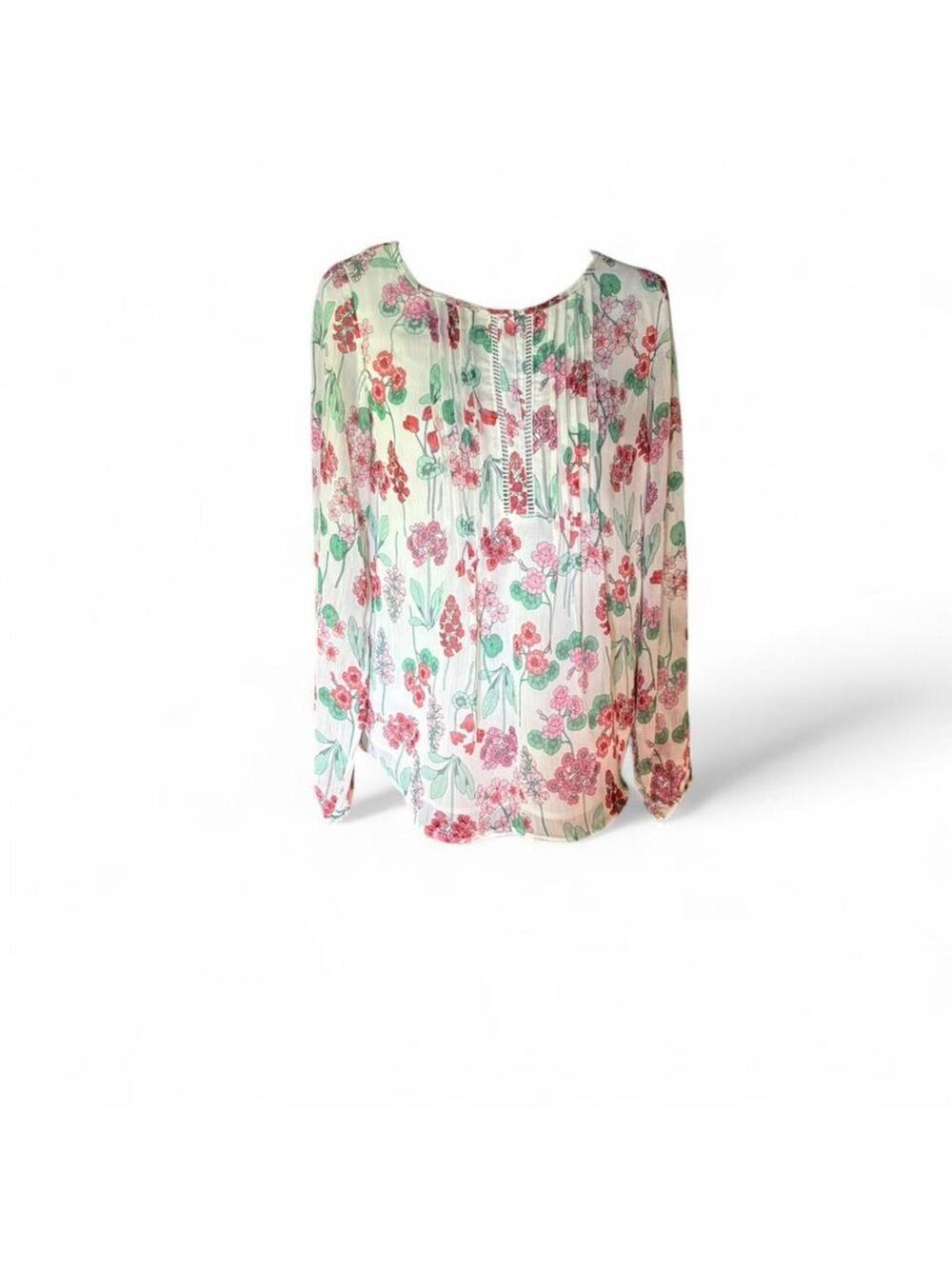 Tommy Hilfiger floral boho blouse . Size S NWOT
